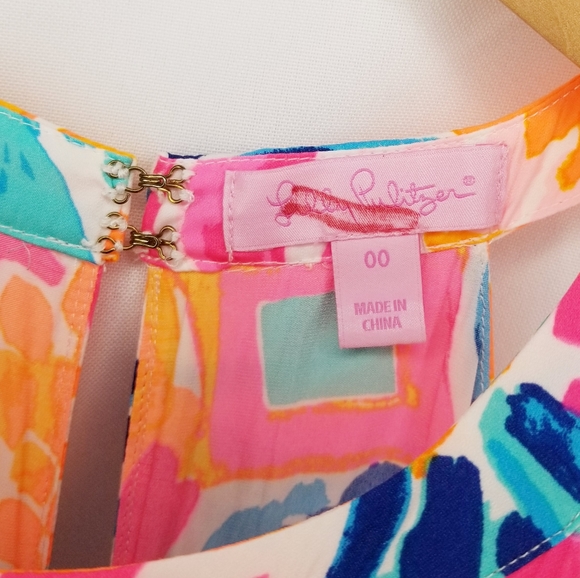 Lilly Pulitzer Edona Romper Goombay Smashed - Picture 6 of 12